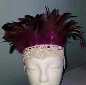 2 Gorgeous Handcrafted Headdresses. One of a kind.