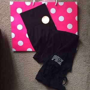 NEW VS PINK Ultimate Seamless Strappy Legging