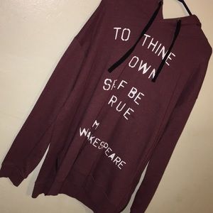 Maroon hoodie