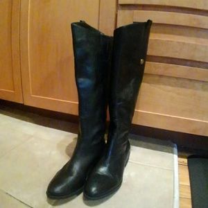 Sam Edelman Penny tall black leather boots