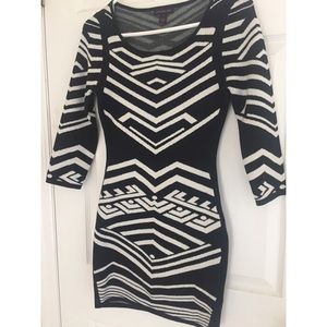 Material Girl bodycon Sweater Dress - Small
