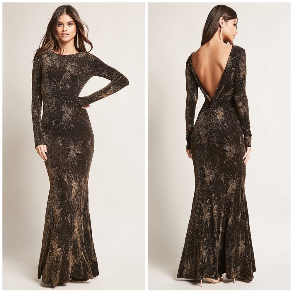 Maxi Dentelle Embroidered Gown Dress Sz S & M NWT