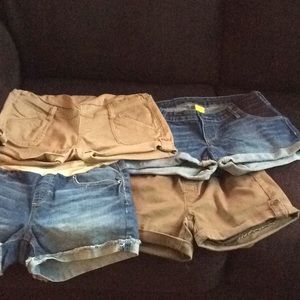 Maternity shorts (2) denim only.