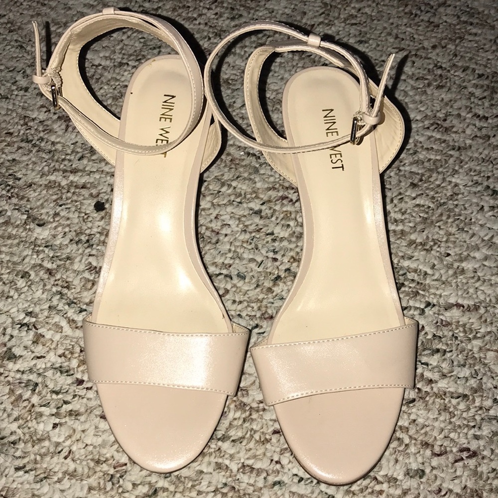 Open toe work heel