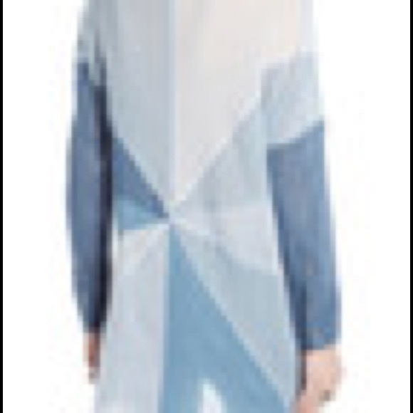 Free People unique blue combo blouse, XS SALE!!! - Picture 3 of 8