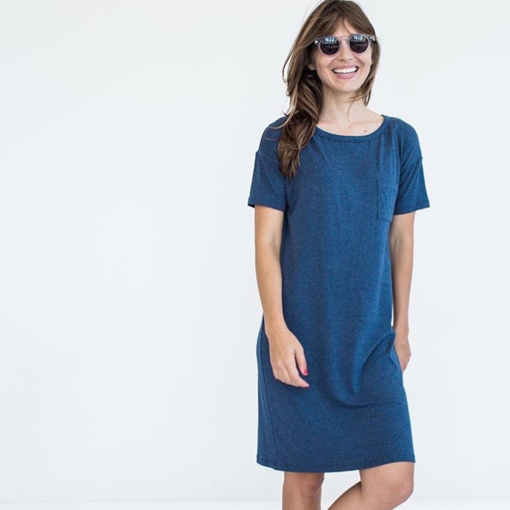 Sonnet James Scout Dress (Navy)