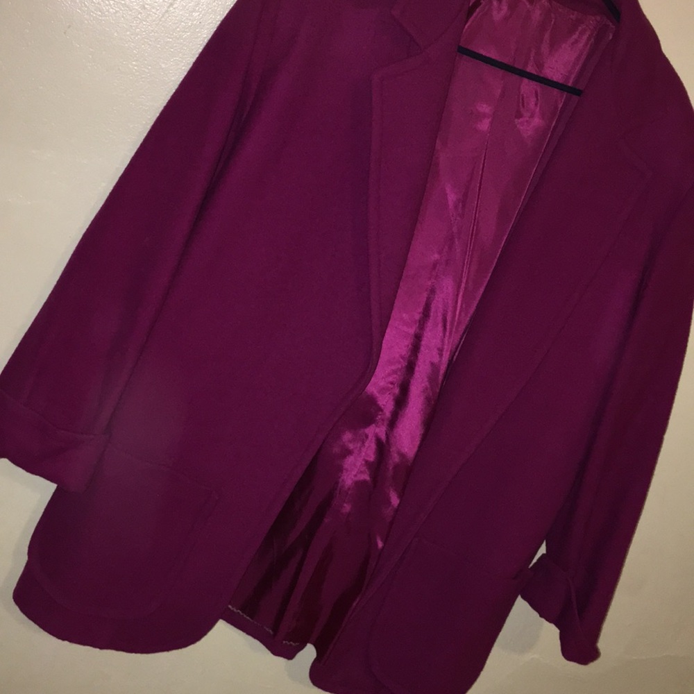 Maroon coat