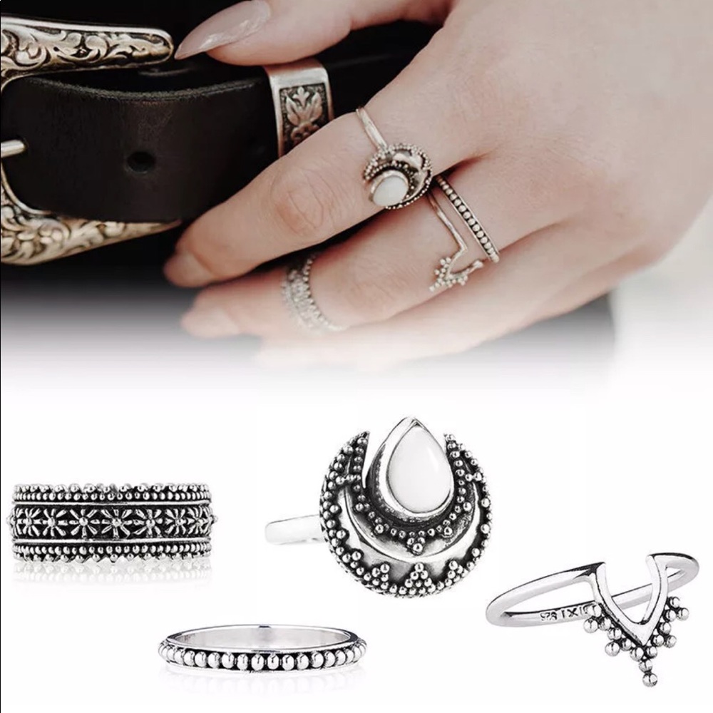 💥NEW💥Bohemian Vintage ring set