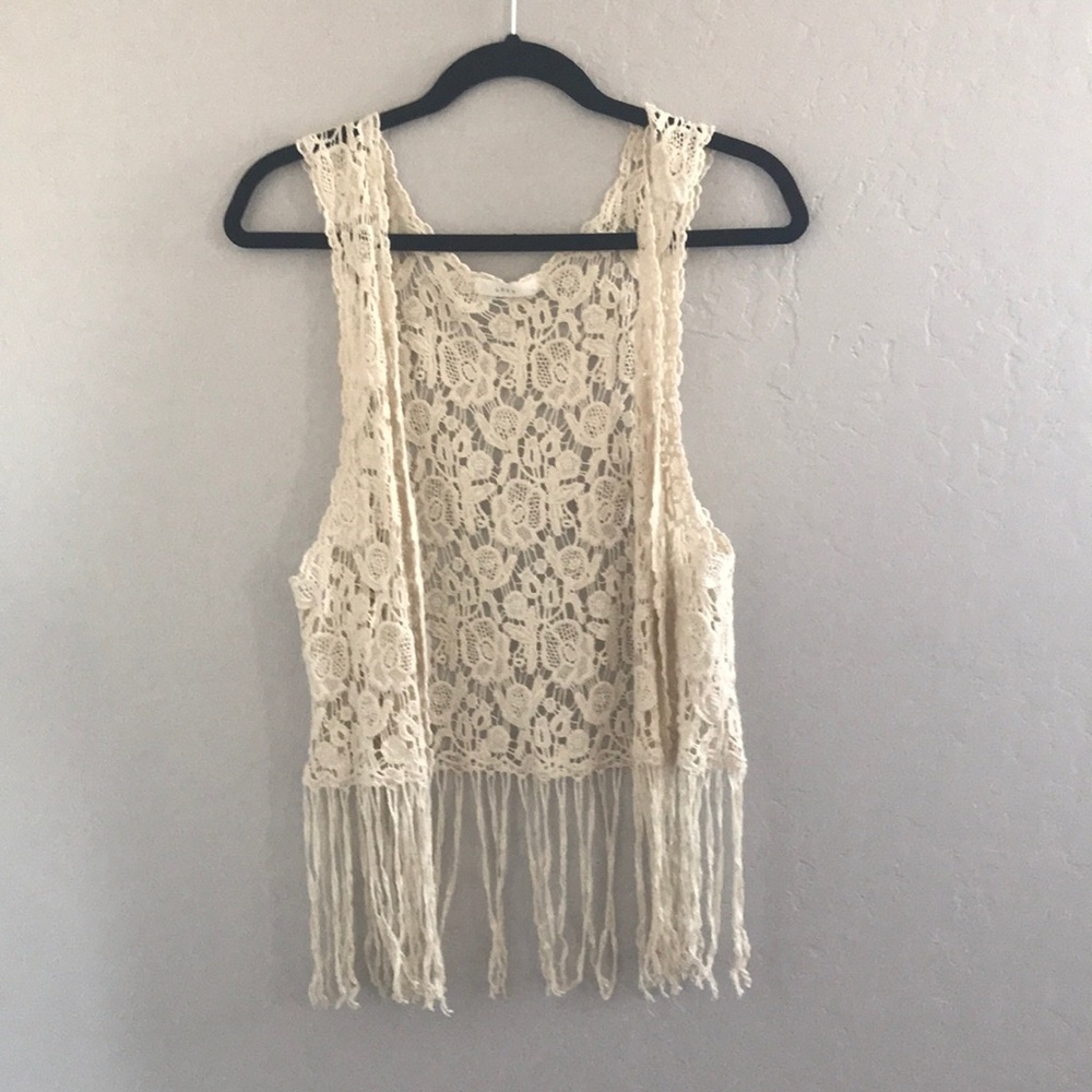 Boho Lace Vest