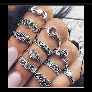 💥NEW💥 Bohemian Vintage ring set