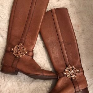 Tory Burch Brown Riding Boots