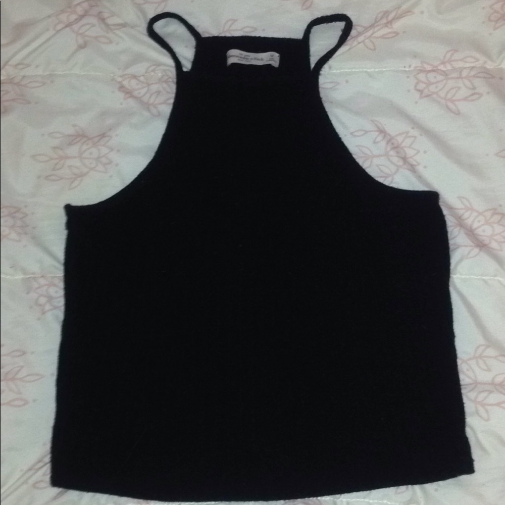 Abercrombie & fitch halter crop top size medium
