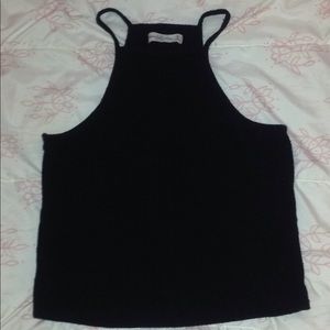 Abercrombie & fitch halter crop top size medium