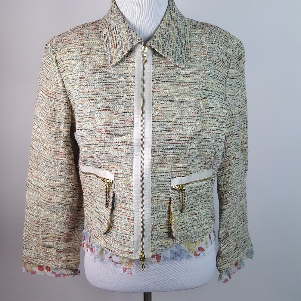 Stephanie Schaich Boutique Cropped Blazer 8 AT13