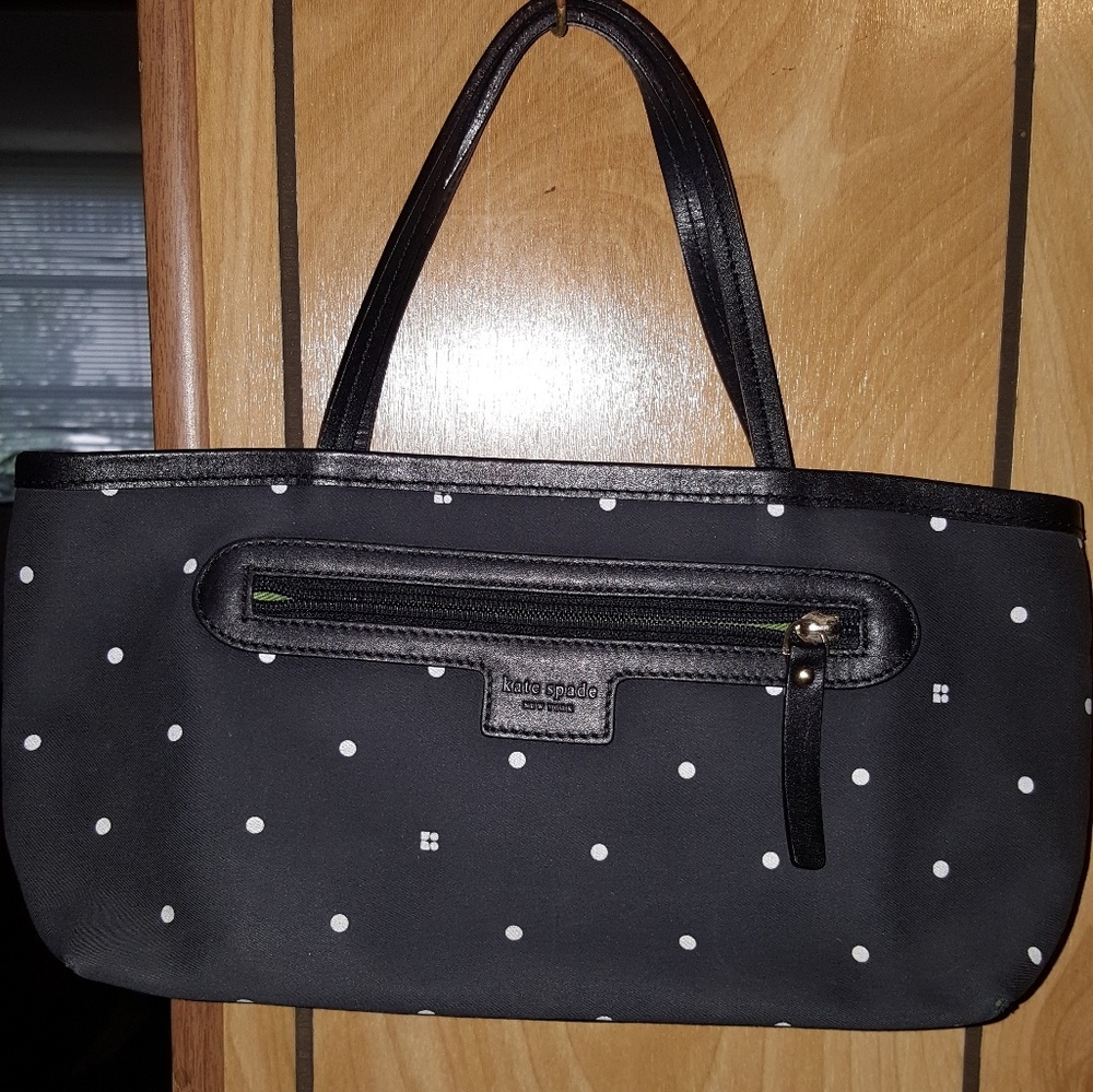 Kate Spade Black and white polka dot bag