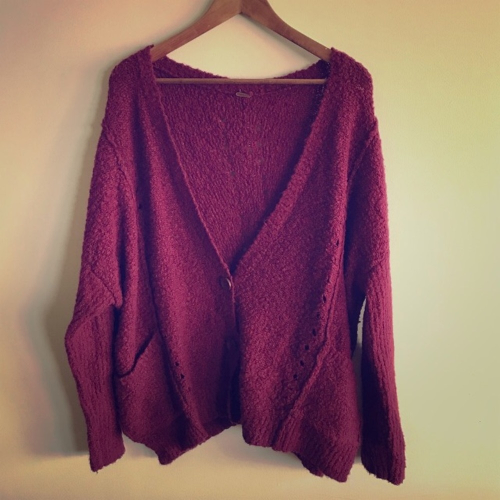 Free People Boxy Cardigan