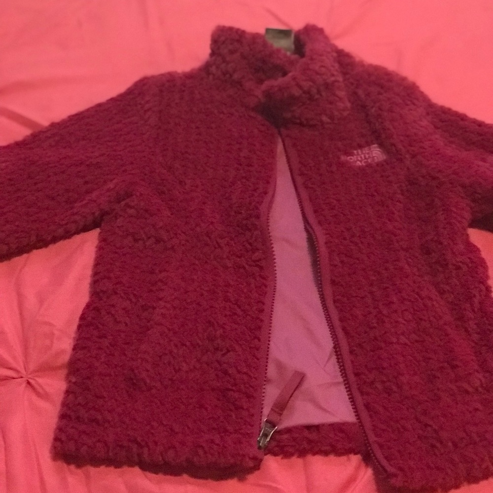 New Girls North Face Laurel Fleece Jacket XS 6