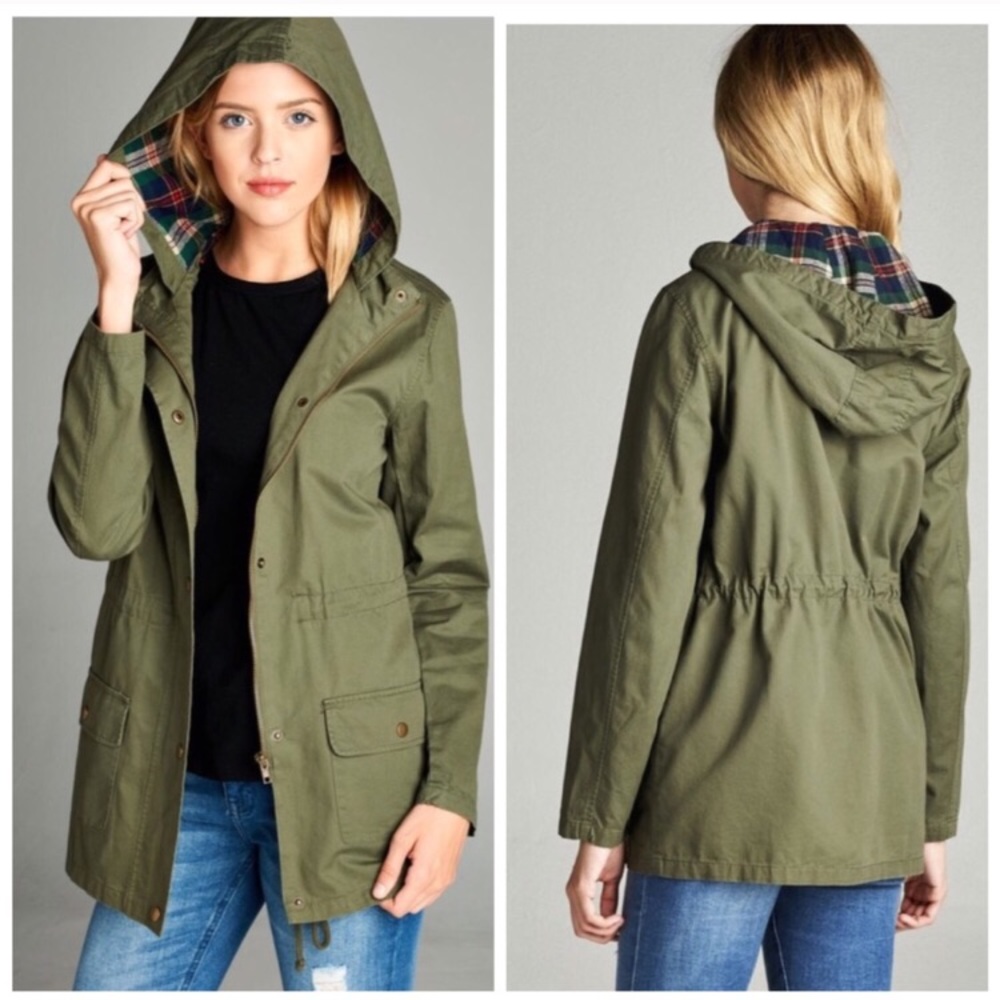 Olive Green Utility Jacket