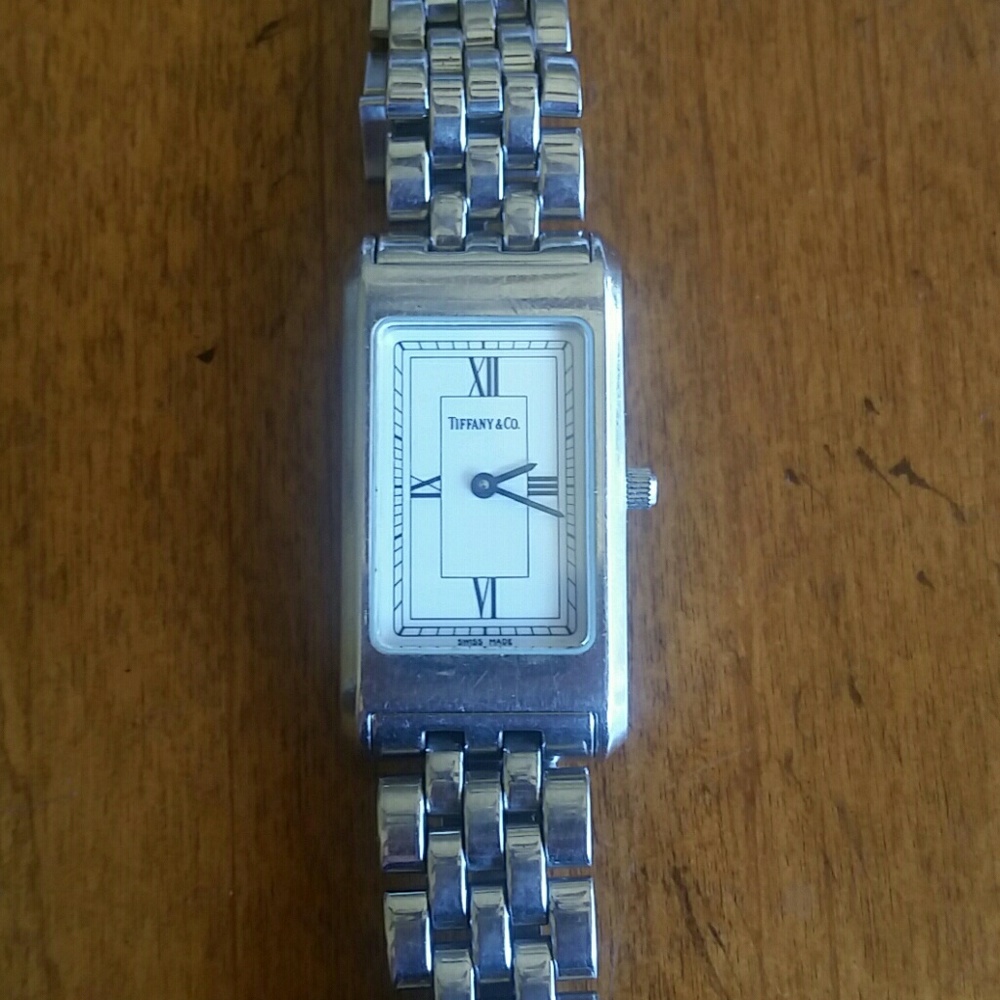 Vintage Tiffany tank watch