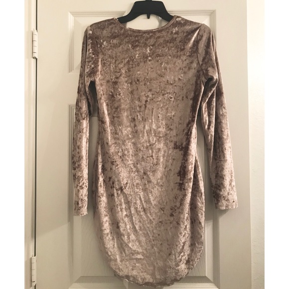 Velvet Bodycon Dress - Picture 2 of 4