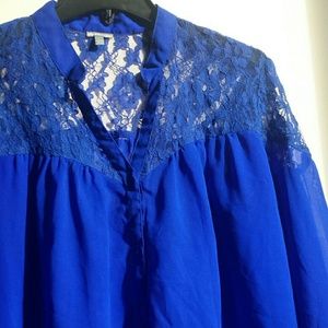 Final Price|| Charlotte Russe || Sheer Blouse