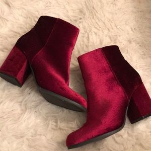 Red Velvet Booties