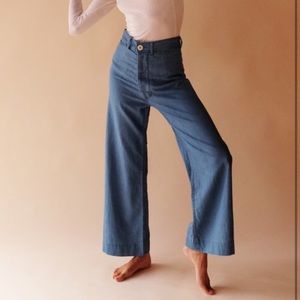 Jesse Kamm Chambray Sailor Pants