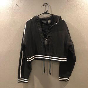 FENTY lace up hoodie