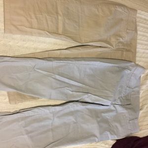 2 pairs of cropped dress pants
