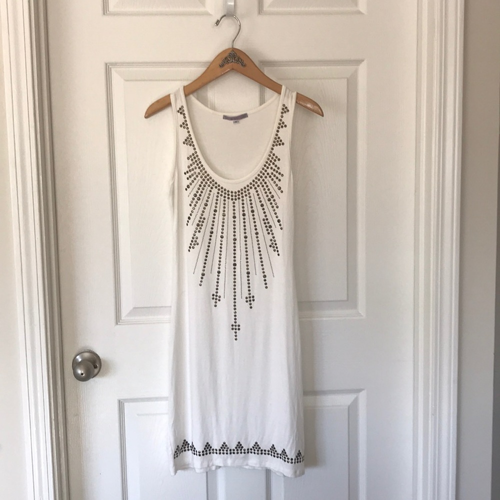 Embellished tank dress
