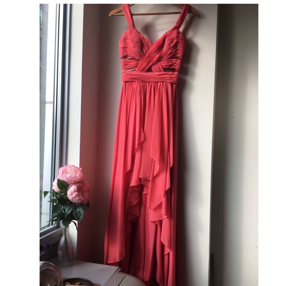 CACHÉ Coral Long dress SZ 2