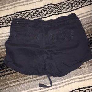 Low rise blue hollister shorts
