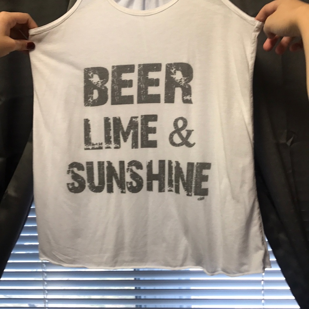 beer lime and sunshine tank
