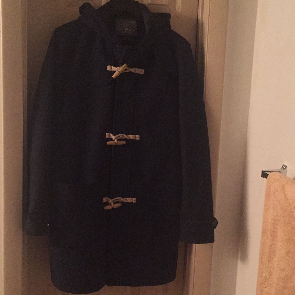 Jack & Jones Originals Navy Blue Duffle Coat XS