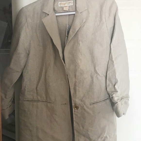 MK Linen Blazer - Picture 2 of 4