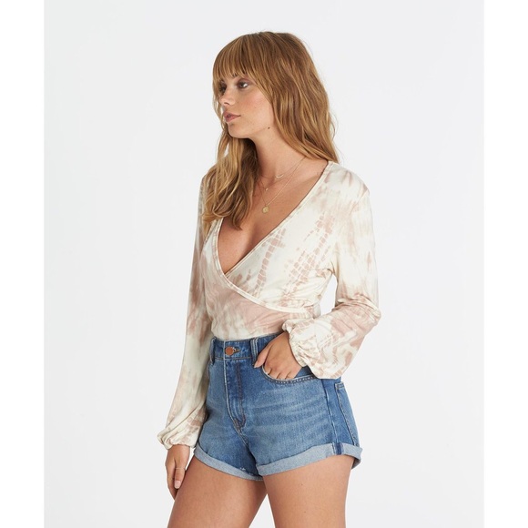 Tie Dye CrossOver Top - Picture 2 of 5