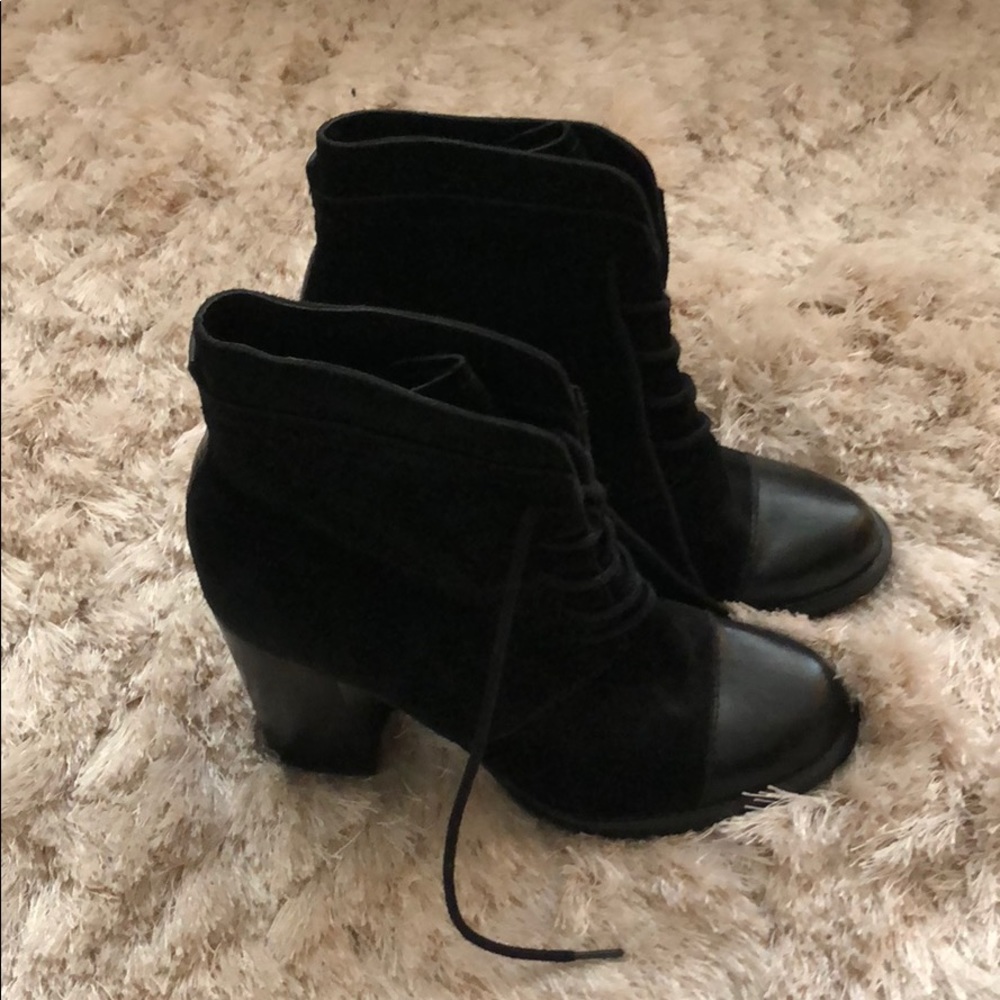 Suede Booties