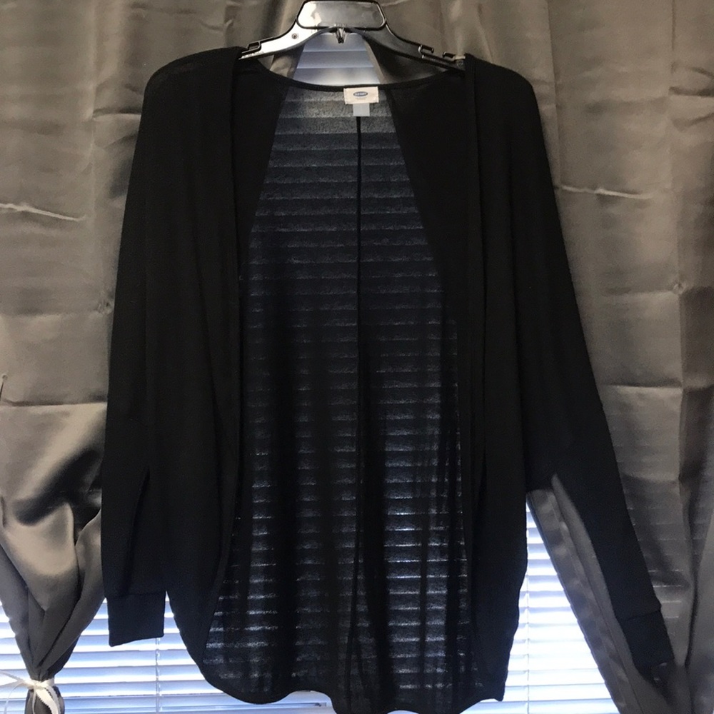 Old navy Black long sleeve cardigan.