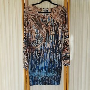 Gorgeous animal print knit dress