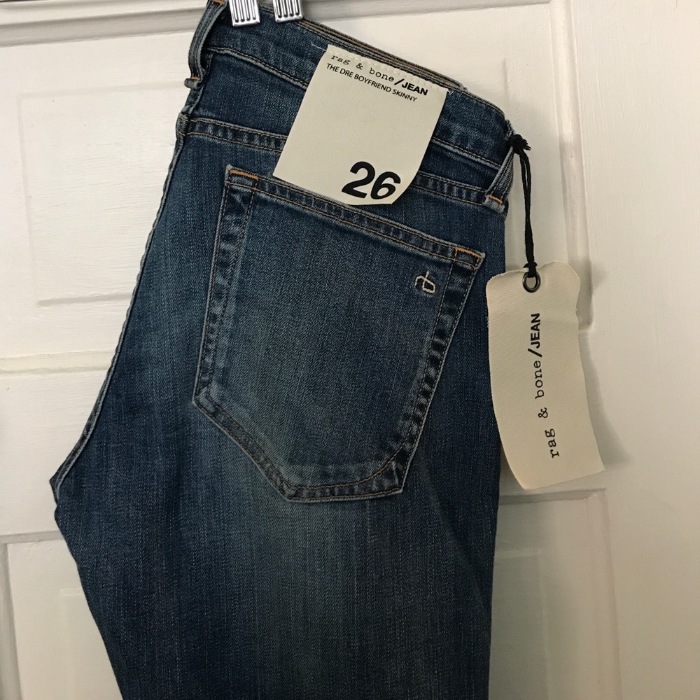 Rag & bone boy friend skinny jeans