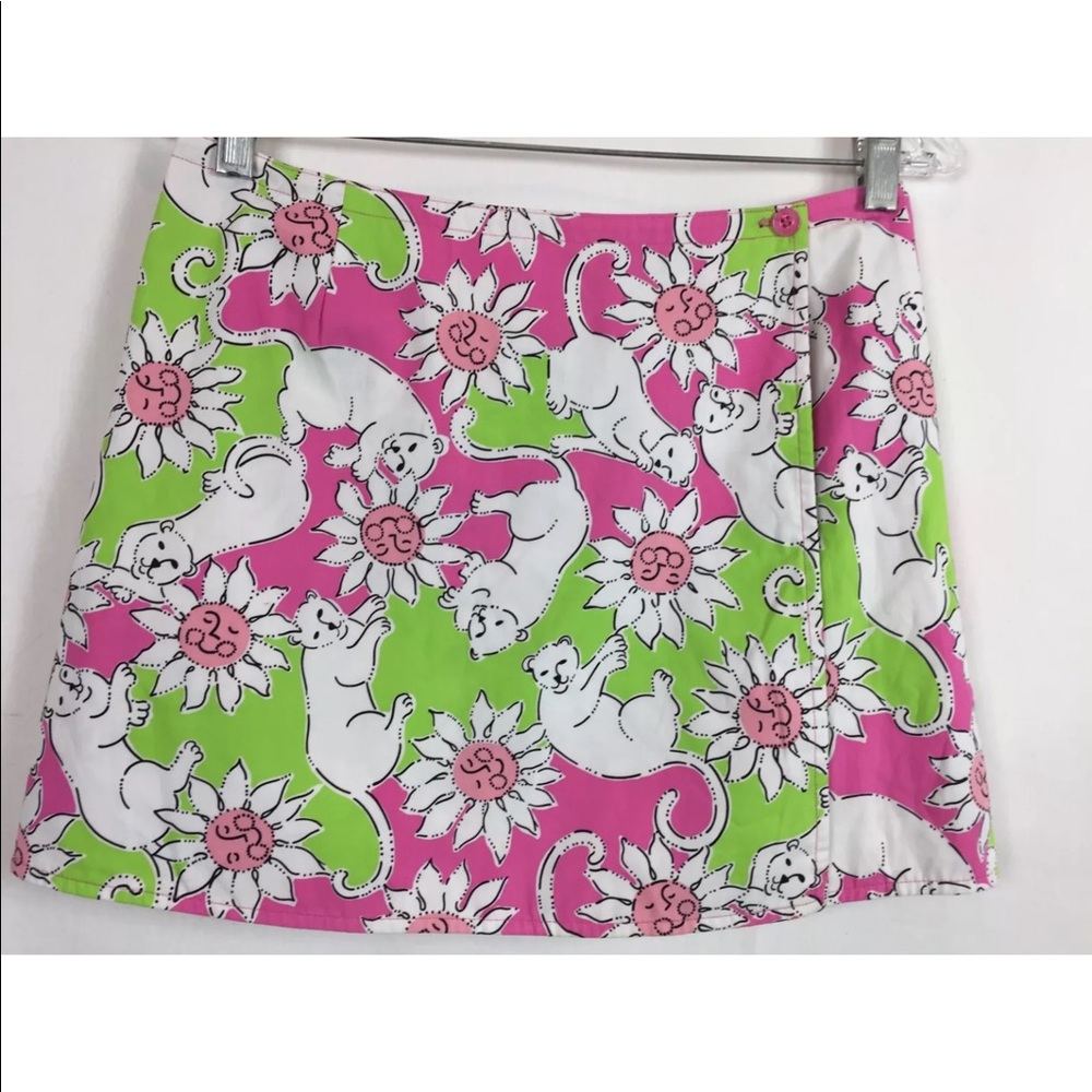 Lilly Pulitzer Reversible Skirt Sz 2 So Cute!