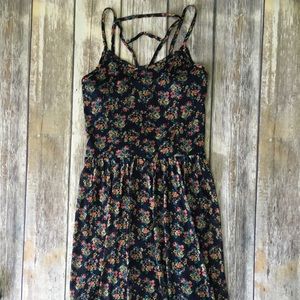 Xhiliration Floral Dress