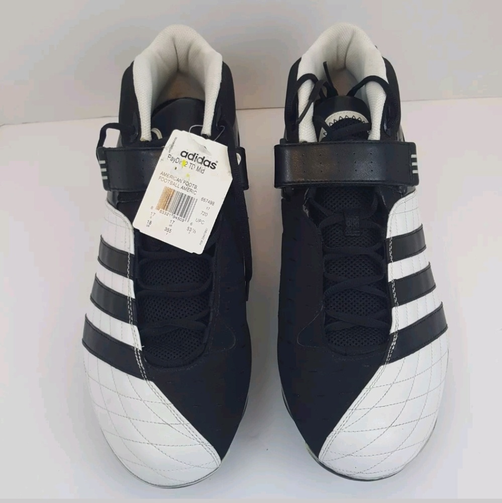 ADIDAS size 18 men's football cleats NWT