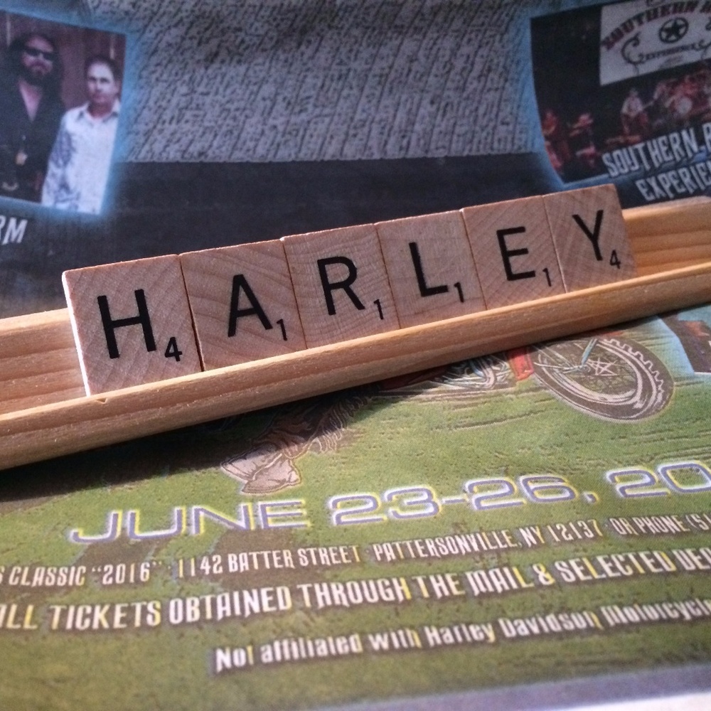 *SALE* Harley Scrabble Sign
