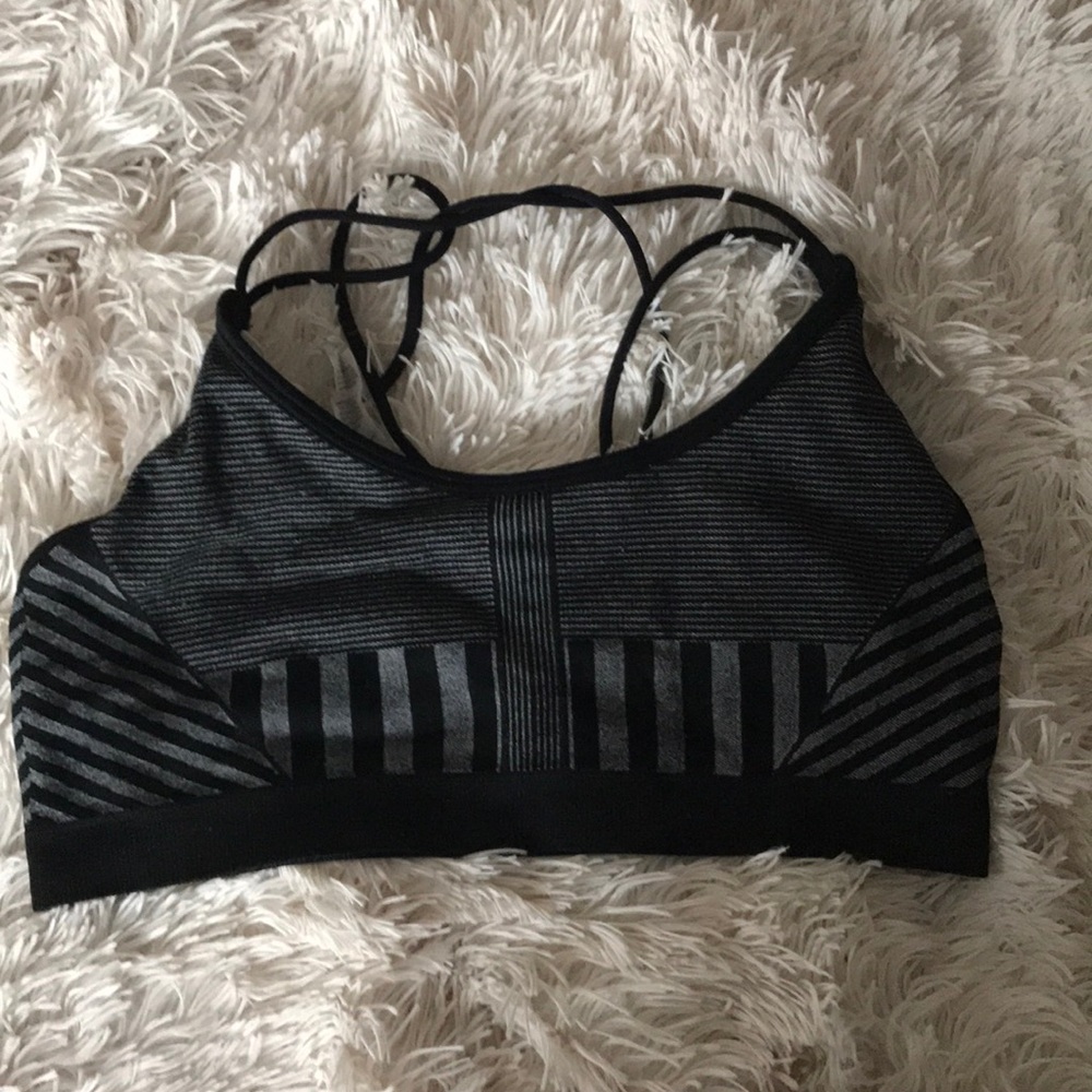 Fabletics strappy sports bra