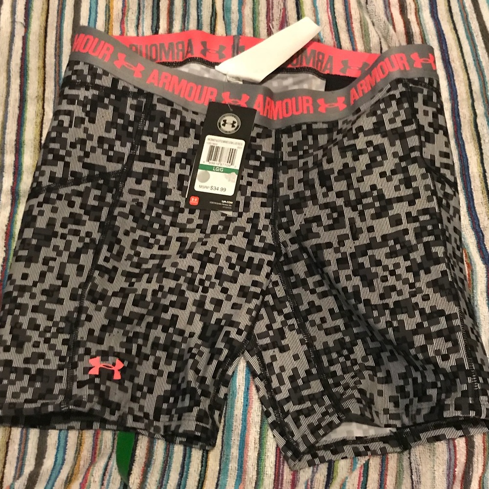 NWT. Under Armour sliding shorts. Size L.