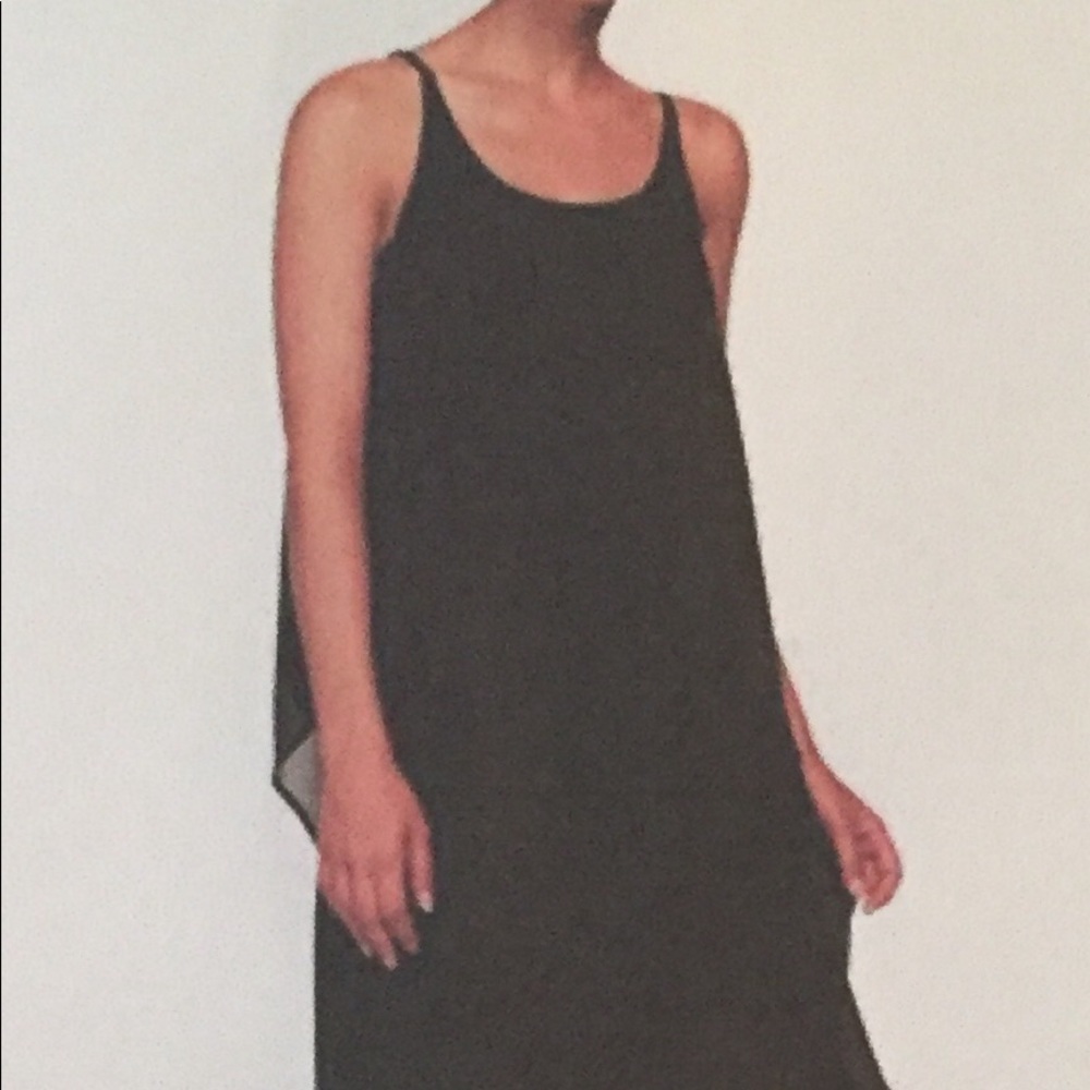 Sleeveless Black Sheer Overlay Dress by Ellis!