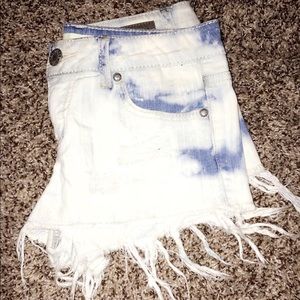 Distressed Almost Famous High Waisted Shorts