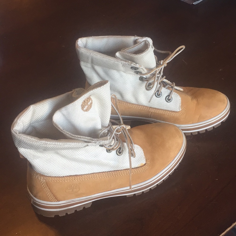 Wheat Yellow Roll Top Timberlands!! Unisex!