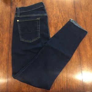 7FAM The Skinny Distressed Jeans
